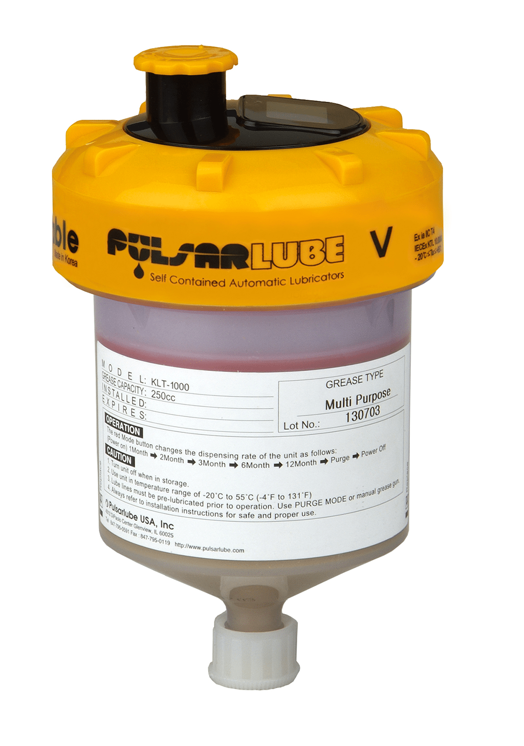 Pulsarlube V 250 Texas Refinery Of Canada Limited